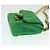 CHANEL Mini Matelassé Borsa a Spalla con Catena Satin Verde Oro CC Auth 51271V D'oro - vista 4