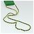 CHANEL Mini Matelassé Borsa a Spalla con Catena Satin Verde Oro CC Auth 51271V D'oro - vista 7