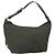 PRADA Schultertasche Nylon Khaki Silber Authentisch am10730