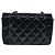 CHANEL Borsa a Spalla Diana Matelassé Catena Patent Nero Oro CC Auth 103804A D'oro - vista 2