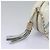 CHANEL V Stitch LA PAUSA Borsa a Spalla con Catena in Pelle Bianca CC Auth bs23014SAV Bianco - vista 10