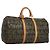 LOUIS VUITTON Monogram graffiti Keepall 50 Borsa Boston Khaki M92196 Auth EC602SAV Cachi