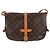 LOUIS VUITTON Borsa a Spalla Monogram Perfo Saumur 30 M93998 LV Auth BA1291SAV Monogramma - vista 2