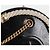 CHANEL Matelassé COCO Marchio Catena Borsa Rotonda in Cordino Pelle Nera CC Auth bs25005SAM Nero D'oro - vista 8