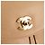 Zaino CHANEL in pelle di vitello beige oro CC Auth kk466V D'oro - vista 21