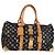 LOUIS VUITTON Keepall 45 Tasche Monogram Multicolor Schwarz M92640 Auth 117676SAV
