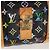 LOUIS VUITTON Keepall 45 Tasche Monogram Multicolor Schwarz M92640 Auth 117676SAV - Ansicht 21