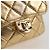 CHANEL Mini Mini Matelassé 7 Borsa a Catena in Pelle di Agnello Oro CC Auth 120870SAV - Ansicht 18