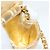 CHANEL Mini Mini Matelassé 7 Borsa a Catena in Pelle di Agnello Oro CC Auth 120870SAV - Ansicht 19