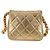 CHANEL Mini Mini Matelassé 7 Borsa a Catena in Pelle di Agnello Oro CC Auth 120870SAV - Ansicht 2