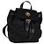 Zaino VERSACE in nylon nero e oro Auth 118728V D'oro
