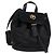 Zaino VERSACE in nylon nero e oro Auth 118733V D'oro