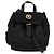 Zaino VERSACE in nylon nero e oro Auth 118733V D'oro - vista 13