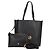 Versace Tote Bag aus Leder 2 in 1 Schwarz Gold Auth 118750V Golden