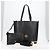 Versace Borsa Tote in pelle 2 in 1 Nera Oro Auth 118751V Nero D'oro - vista 25