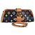 LOUIS VUITTON Schultertasche Shirley Monogram Multicolor Schwarz M40050 Auth 121182SAV