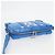 LOUIS VUITTON Monogram Clouds Soft Trunk Wallet Borsa a Spalla M45432 Auth 126007SAM Blu - vista 6