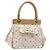 LOUIS VUITTON Bolsa Abelia Monograma Multicolor Satén Blanco M92936 LV Auth sw895SAV
