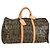 LOUIS VUITTON Monogram Graffiti Keepall 50 Boston Tasche Khaki M92196 Auth 126567SM