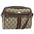 Borsa a Spalla Gucci GG Supreme Web Sherry Line PVC Beige 010 378 Auth 170391