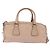 PRADA Borsa a Mano in Pelle 2 in 1 Rosa Argento Auth 170334 - vista 3