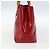 LOUIS VUITTON Borsa Reade PM Monogram Vernis Pomme D'amour M91990 LV Auth 169598 Rosso - vista 5