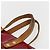 LOUIS VUITTON Borsa Reade PM Monogram Vernis Pomme D'amour M91990 LV Auth 169598 Rosso - vista 8