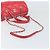 Borsa Boston in pelle CHANEL con catena 2 in 1 Rossa Argento CC Auth 169810SAM Rosso - vista 9
