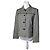 Vintage Courreges Wollkarierter Blazer / Grau Schwarz M
