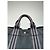 Vintage Hermès Canvas Tote Bag Schwarz - Ansicht 7
