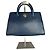 Vintage Courreges Lederhandtasche Blau