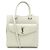 Borsa in pelle avorio Saint Laurent Crudo