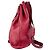 Zaino in pelle rosso Gucci - vista 2