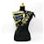 Sciarpa in seta Hermès - I CAVALIERI D'ORO Nero Giallo  - vista 3