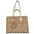 Borsa tote OnTheGo MM in Monogram Empreinte Louis Vuitton Beige Cachi