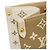 Borsa tote OnTheGo MM in Monogram Empreinte Louis Vuitton Beige Cachi - vista 7