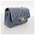 Borsa a Spalla Chanel Diana Chain Blu navy - vista 2