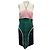 Abito mini halter stampato multicolore rosa / verde di Mary Katrantzou