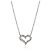 Pendente a forma di cuore in diamante e platino Tiffany & Co.