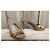 Décolleté Sergio Rossi in suede beige con dettagli dorati - vista 3
