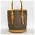 Borsa Tote Bucket PM Monogram Louis Vuitton Marrone - vista 10