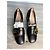 Mocassini in pelle nera Horsebit Gucci Nero - vista 4