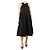 Proenza Schouler Schwarzes Libby Popeline-Kleid - Größe UK 8