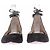 Gianvito Rossi Bailarinas negras con strass Negro - vista 4