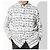 Autre Marque Rayon-Polyester-Hemd mit Graffiti-Druck von roarguns Weiß - Ansicht 8