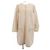 Hermès Hermes Lederkleid Beige