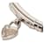 Hermès Hermes Viviride Heart Padlock Bracelet Black Silvery  - view 4