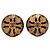 Orecchini a clip placcati in oro Chanel Coco Mark D'oro