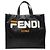 Fendi Mania Zucca x Fila Collaboration Tragetasche Schwarz