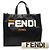 Fendi Mania Zucca x Fila Collaboration Tragetasche Schwarz - Ansicht 13